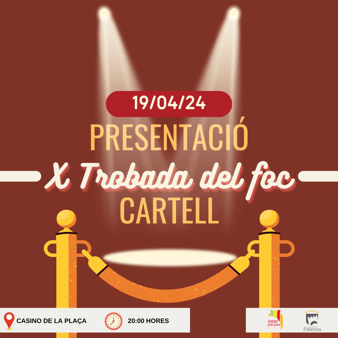 Presentació del Cartell de la X Trobada del Foc 2024